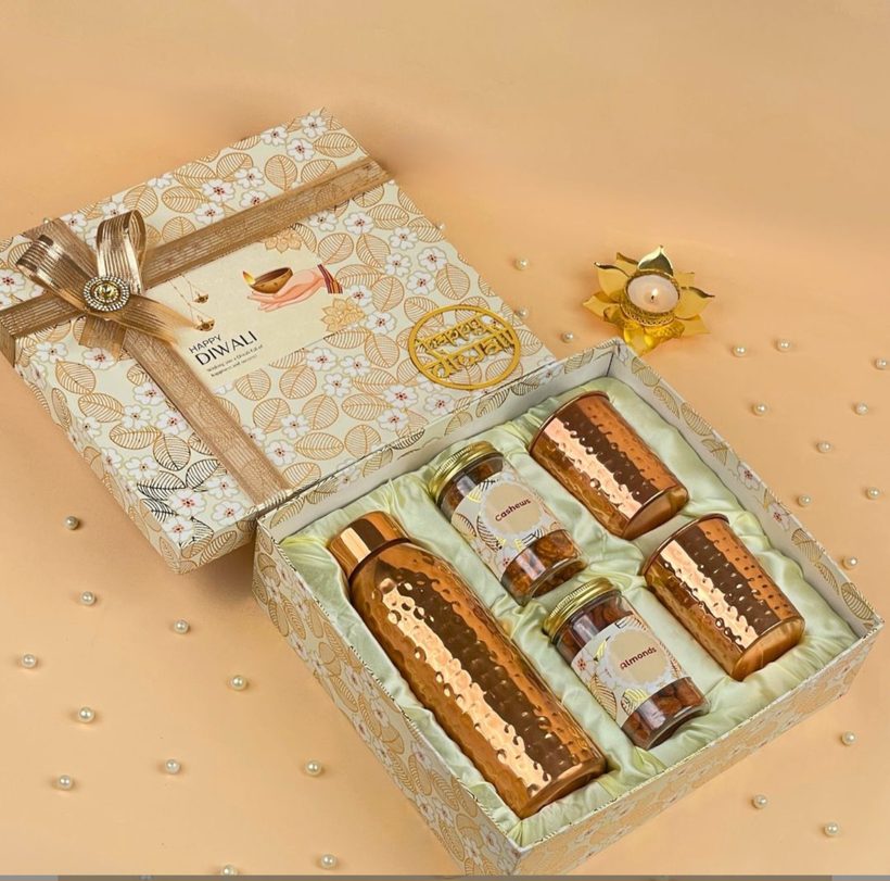 Diwali Copper & Dry Fruits Box
